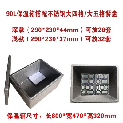 EPP保温箱冷链箱社区配送团膳保温箱团体餐饮配送商用外卖箱直销图4
