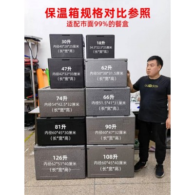 epp保温箱冷藏箱商用超大号容量户外配送餐箱饭盒保鲜保冷外卖箱图3