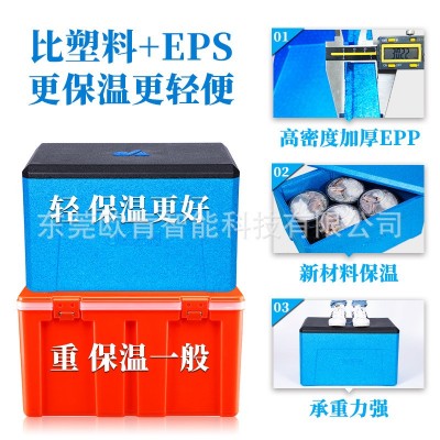 欧肯epp泡沫箱保温箱摆摊商用食品级快餐保热冷藏户外摆 摊保冷箱图3