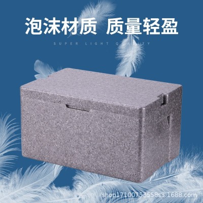 EPP食品级泡沫保温箱商用冷藏箱海鲜牛羊肉礼盒箱食堂配送外卖箱图2