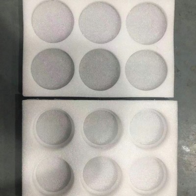 厂家供应异型珍珠棉包装盒内托减震白色EPE包装材料水果托内衬  500个图2