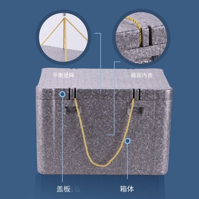 EPP泡沫箱生鲜包装盒海鲜牛羊肉包装礼盒包装礼品盒冷链食品箱图3