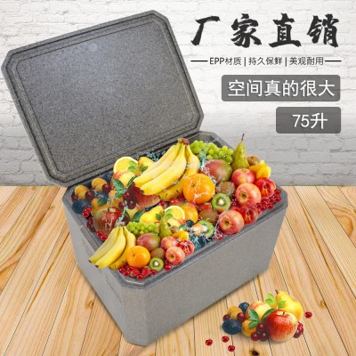 75L大容量EPP保温箱无味耐用轻便外卖箱酒店快餐运输箱摆摊送餐箱图3