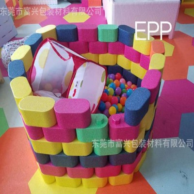 东莞保丽龙厂家EPP泡沫儿童柔软型积木成型制品智力开发玩具图3