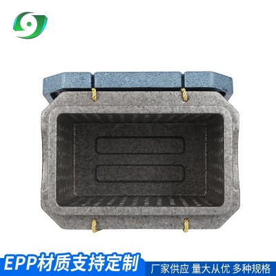 厂家供应EPP大闸蟹箱 快递冷冻冷藏保温箱 海鲜泡沫保鲜箱子图4