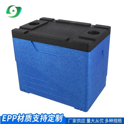 厂家供应EPP冷暖两用保温箱 周转冷链泡沫海鲜箱 海鲜食品保冷箱图2