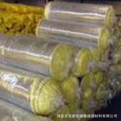 厂家批发钢结构铝箔吸音隔热棉屋面保温玻璃棉卷毡离心防火玻璃棉图3
