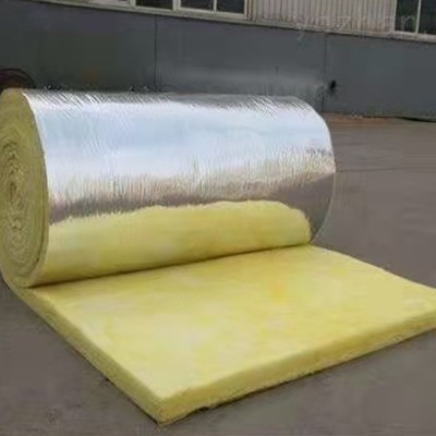 厂家批发钢结构铝箔吸音隔热棉屋面保温玻璃棉卷毡离心防火玻璃棉图2