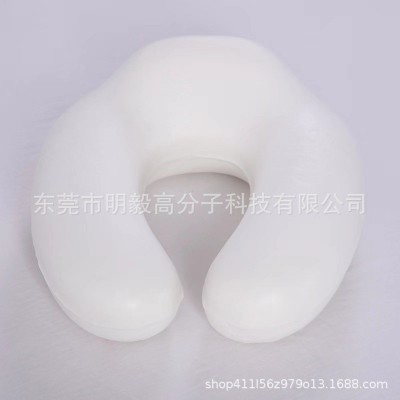源头厂家直销 PU发泡记忆海棉U型枕 慢回弹午睡枕 记忆棉护颈枕图2