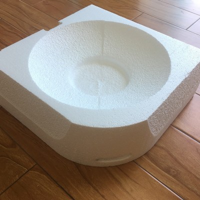 白色EPS塑料泡沫加工定制 保丽龙半硬发泡体异型泡沫防震防摔内拖图3
