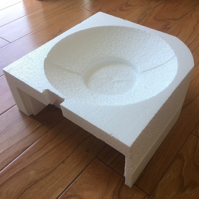 白色EPS塑料泡沫加工定制 保丽龙半硬发泡体异型泡沫防震防摔内拖图2
