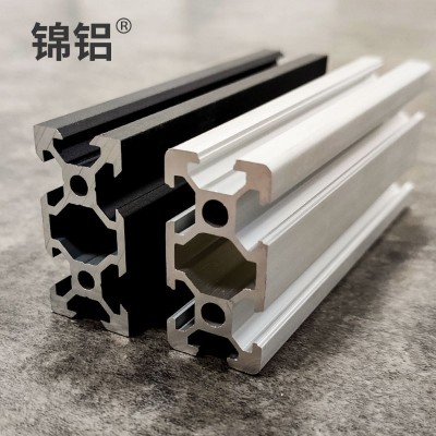 批发进货2040铝型材 欧标工业铝合金黑色3D打印机框架 2040铝型材 2米图3