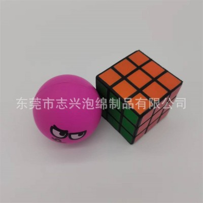 广东PU方块发泡色子发泡海绵魔方工艺品彩色玩具筛子来图设计造型图3