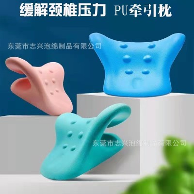 定PU发泡自洁皮颈枕按摩头枕 聚氨酯发泡浴缸枕 有现货图4
