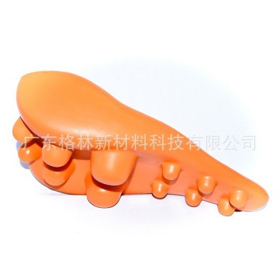 PU发泡自结皮按摩枕 凸点指压按摩脊椎颈部聚氨酯PU发泡颈托头枕图5