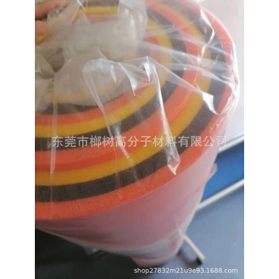 三色一体发泡xpe水上浮毯排坐垫 便携式带扣跑步健身海绵旅行垫子图2