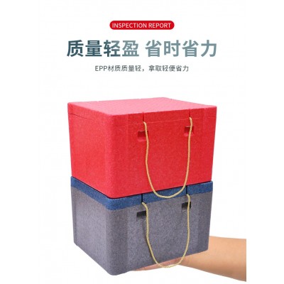 75L泡沫保温箱车载EPP储存保温箱外卖外送冷藏保鲜大容量周转箱图2
