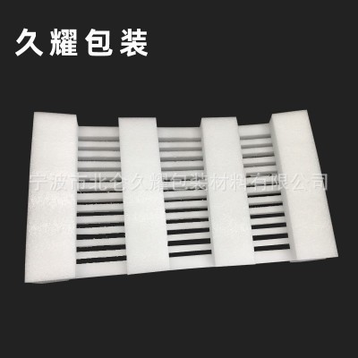 浙江生产LED灯管防护面板灯EPE珍珠棉开槽 挖槽异型加工图4