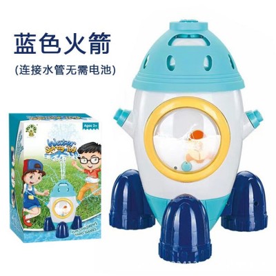 跨境新品儿童户外花园戏水洒水玩具火箭八爪鱼模型泳池玩具图5