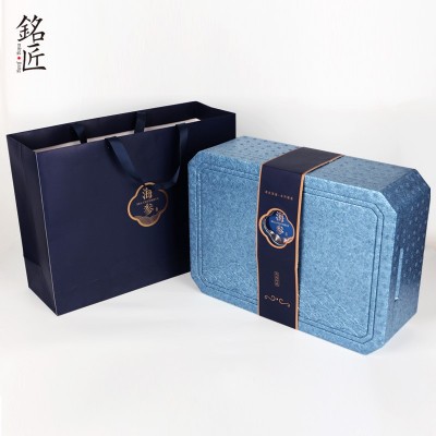 即食海参包装盒冷藏保温盒蓝色EPP泡沫箱3斤5斤高档海参礼品空盒