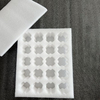 珍珠棉托盘白色EPE圆形珍珠棉内托快递泡沫棉内衬托盘批发鸡蛋托图2