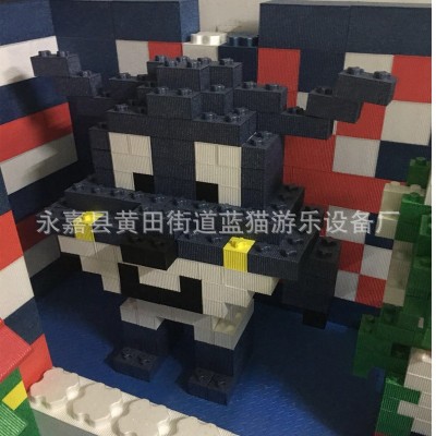 epp积木乐园 卡通造型乐高积木 积木城堡室内儿童游乐设备批发图4