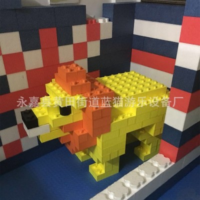 epp积木乐园 卡通造型乐高积木 积木城堡室内儿童游乐设备批发图5