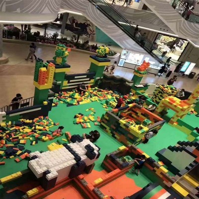 新款热销儿童乐园 epp积木乐园 百万球池大滑梯 直供加高围挡图4