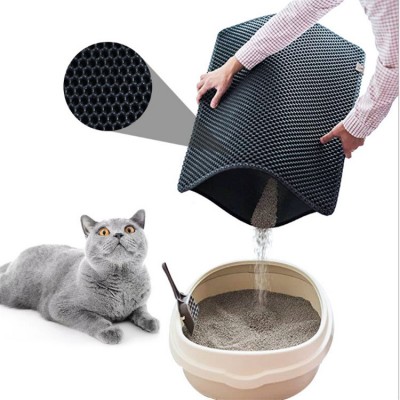 EVA发泡双层eva猫砂垫宠物垫跨境亚马逊虾皮 eva双层猫砂垫折叠款图3