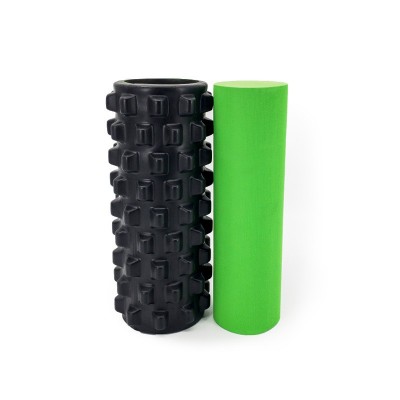 瑜伽柱二合一eva高密度泡沫轴肌肉按摩滚轴跨境热销foam roller图5