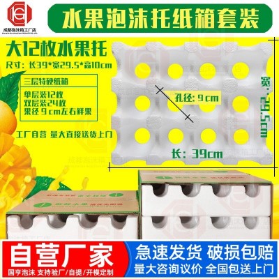加工定制水果泡沫纸托珍珠棉EPS泡沫箱纸托异形减震泡沫托泡沫棉图5