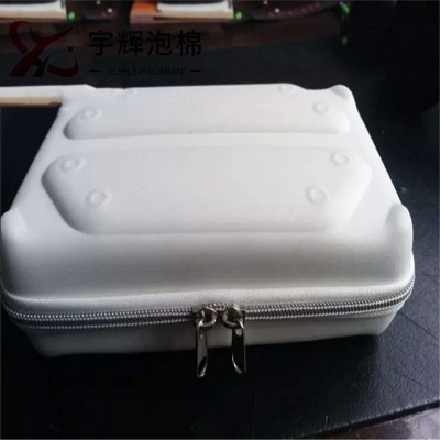 直销 EVA拉链包 厂家毛毡布硬壳成型包 eva硬壳包便携式收纳包图3