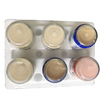 养味酸奶泡沫箱 饮料6瓶装泡沫箱快递防摔泡沫盒孔径60MM可定制图5