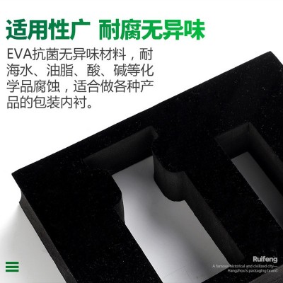 源头厂家生产工具箱eva内衬黑色高弹EVA一体雕刻异形成型制品批发图2