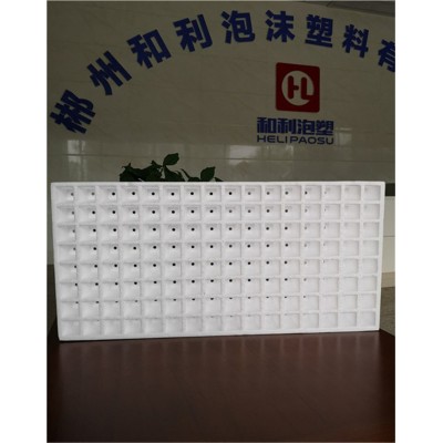 128孔泡沫漂浮育苗盘水培土培辣椒茄子各种蔬菜适用泡沫漂盘图4