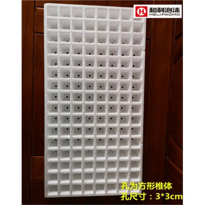 128孔泡沫漂浮育苗盘水培土培辣椒茄子各种蔬菜适用泡沫漂盘图3