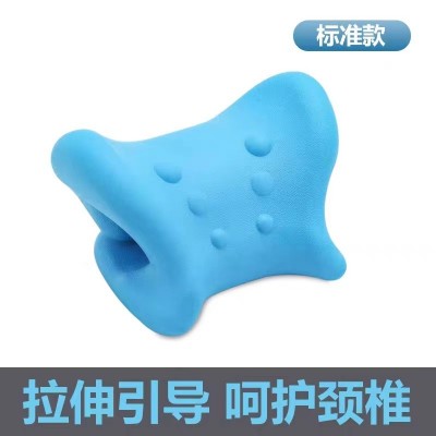 厂家直销新款热卖pu发泡气囊颈椎按摩牵引枕按摩舒缓疲劳牵引枕图5