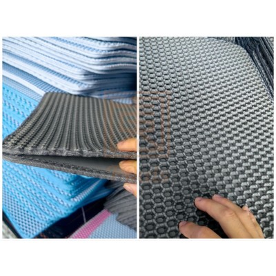 厂家现货双层EVA猫砂垫 可折叠水洗宠物蜂窝漏砂垫 猫砂盆止滑垫图3