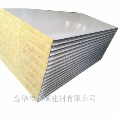 工厂批发衢州龙游金华丽水杭州净化板岩棉夹芯彩钢岩棉夹芯板图5