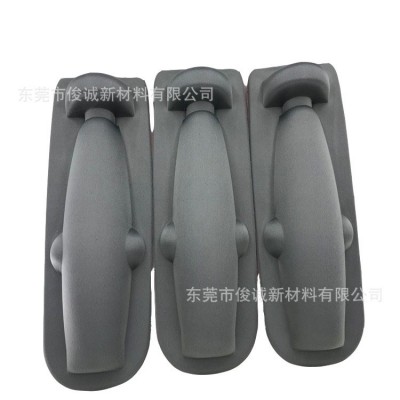 泡棉双面贴合布料热压成型厂家 EVA泡沫热压一体定型海绵贴布压型图2