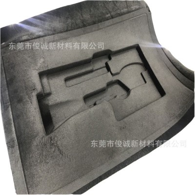 泡棉双面贴合布料热压成型厂家 EVA泡沫热压一体定型海绵贴布压型图4