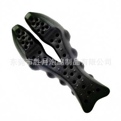 厂家批供 EVA热压颈肩按摩枕牵引修复颈椎矫正按摩垫指压按摩器图1