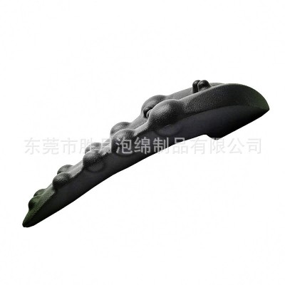 工厂直供 爆款跨境热销eva龙虾指压按摩枕垫PU按摩颈椎牵引枕订作图1