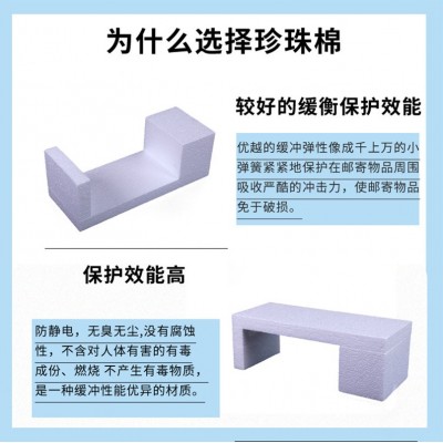 广州厂家EPS泡沫盒减震防摔白酒红酒物流保护包装eps白色打包箱图2
