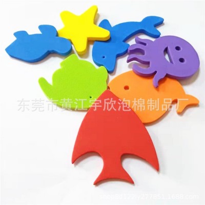 佳玉冲压EVA海洋动物形状 EVA磁性字母数字贴 彩色eva字母数字