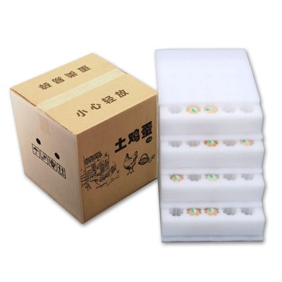 包装epe珍珠棉鸡蛋托40/50/100枚土鸡蛋包装快递礼盒珍珠棉泡沫图5