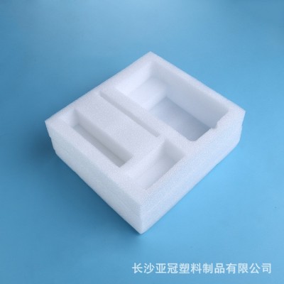 厂家定做白色EPE珍珠棉内衬 快递防震珍珠棉盒内托包装保护材料图3