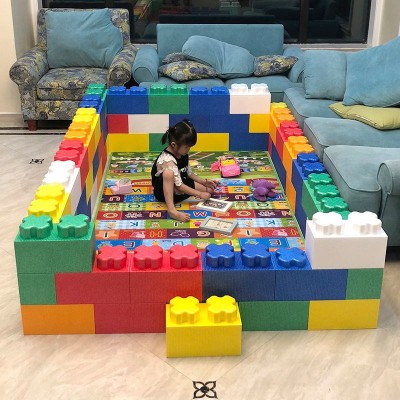 儿童宝宝大型号epp泡沫积木砖头软体围栏墙拼插家用游戏玩具池图3