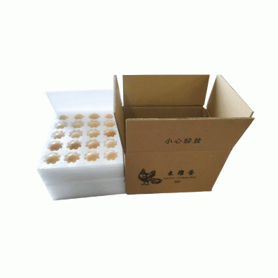 上海直发40枚珍珠棉鸡蛋托快递运输鸡蛋包装盒物流防摔泡沫鸡蛋托图4