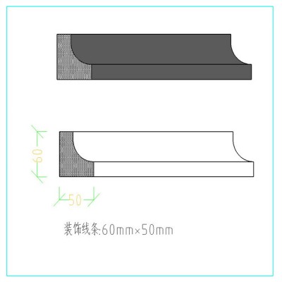 厂家直销EPS线条外墙装饰线条 可来图制作EPS线条 EPS构件图2